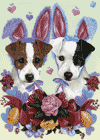 Jack Russell Bunnies Garden Flag is $16.00