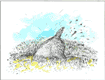 JR Digging Note Card - Color is $15.00