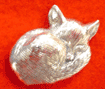 Sleeping Fox Brooch is $20.00