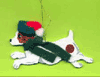 Jack Russell with Hat and Scarf Ornament is $9.00
