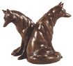 Fox Sculpture is $95.00
