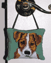 Needlepoint JRT Door Hanger is $14.00
