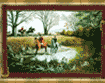 Hunt Scene Wallpaper Border is $12.50